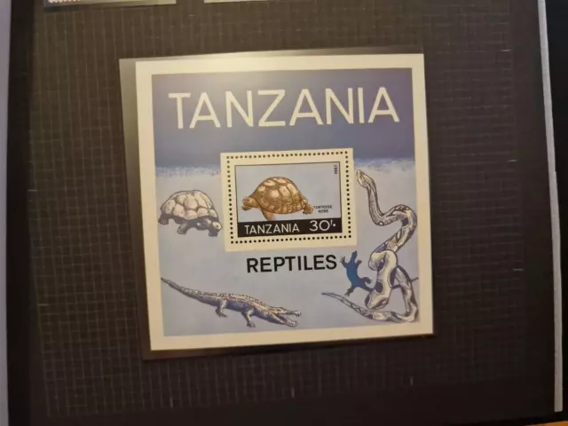 Tanzania 1987 Sg Ms531 Reptiles Mnh