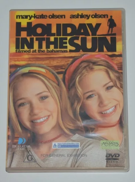 Holiday in The Sun Mary-Kate and Ashley Olsen DVD Movie Good Condition Fast Post