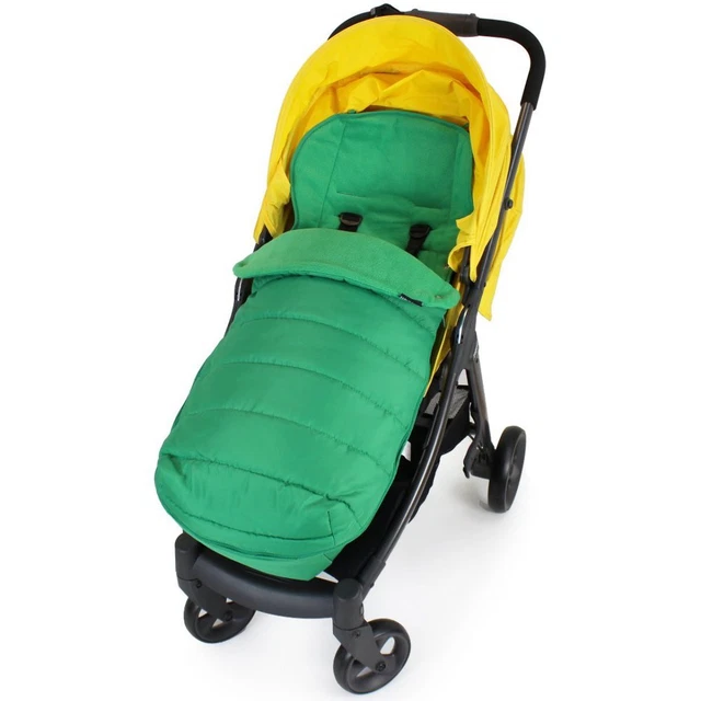 XXL großer Luxus Fußmuff und Futter für Mamas und Papas Armadillo - Blatt (grün