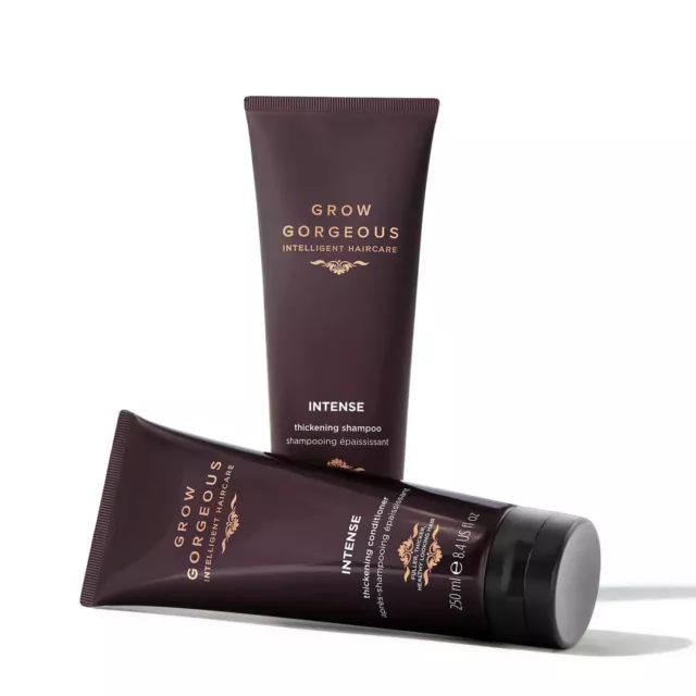 2 X 250ml Grow Gorgeous Intense Thickening Set Shampoo & Conditioner