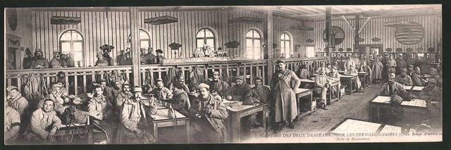 Chalons-sur-Marne folding CPA, Cantin des Deux Flageaux for Permissionnair