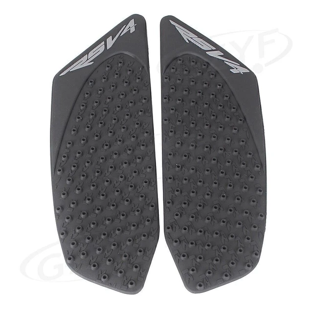 Gas Fuel Tank Traction Side Pad Knee Grip Black For Aprilia RSV-4 2010-2017 2011