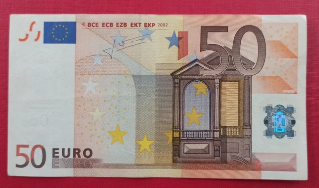 GERMANY 50 Euro Trichet Note Series X68555803682 "G27D1" $102.78