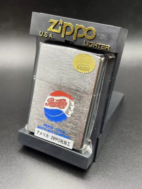 Zippo 2003 Pepsi Cola Crown Oil Lighter w/ Box Unused