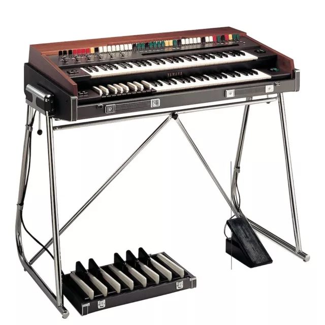 🎹RARE! '1970s YAMAHA YC-45D Combo Organ 🇯🇵 Complete Kit-With Covers-Pedal Box