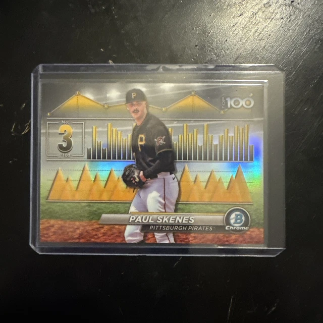 PAUL SKENES 2024 Bowman BOWMAN'S TOP 100 BTP3 Pittsburgh Pirates MLB DEBUT EUR 6,82 PicClick IT