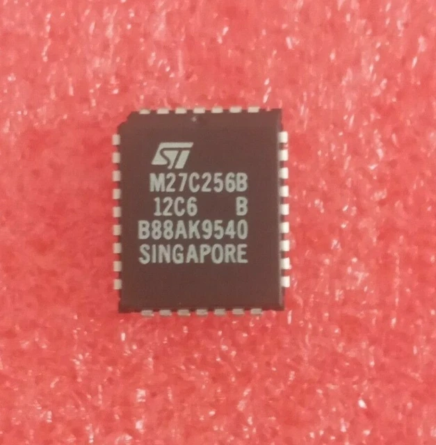 Puce EPROM Atmel AT27C1024-70JC - Mémoire 64Kx16 CMOS PLCC-44, Neuve