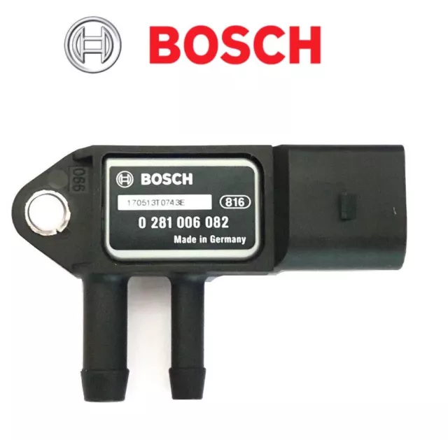 BOSCH Abgasdrucksensor Differenzdruckgeber Sensor AUDI SEAT VW TDI 0281006082