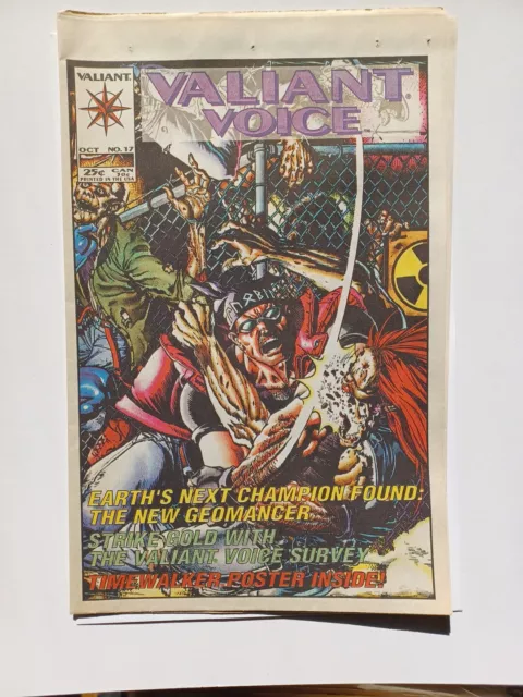 Valiant Voice (Vol. 1) #17 VF CONDITION Valiant ~ Geomancer - COMBINE SHIPPING