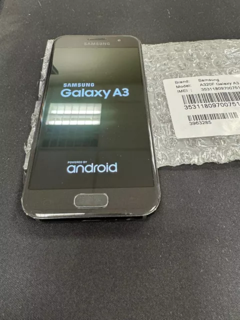 Samsung Galaxy A3 (2017) A320F 16 Go Noir Débloquer Toute Opérateurs