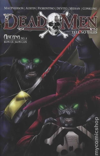 Dead Men Tell No Tales #4 VG 2006 Stock Image Low Grade