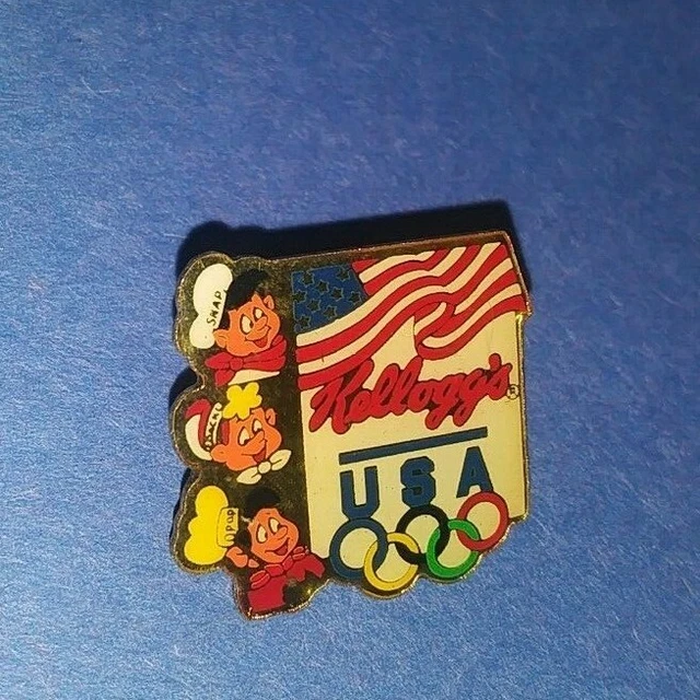SET PINS PIN ENAMEL NOC OLYMPIC OLYMPIQUE SOCHI 2014 KELLOGG'S USA