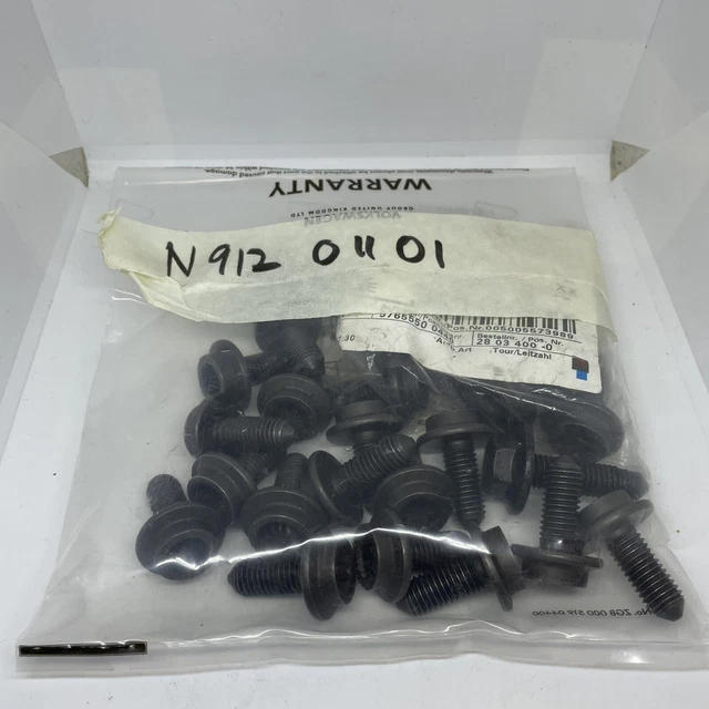 GENUINE AUDI VW Socket Head Collared Bolt W. Inner N91201101 £20.00