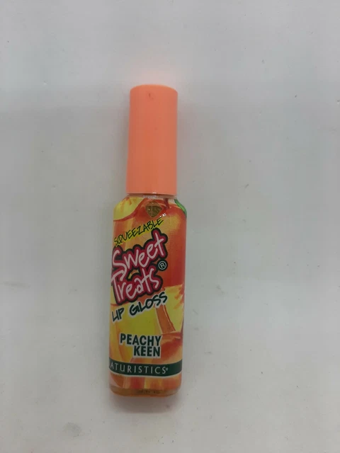 New Naturistics Sweet Treats Lip Gloss Squeezable Peachy Keen