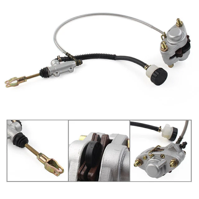 For 00-04 Polaris ATV Trail Boss 325/330 Complete Rear Disc Brake Caliper System