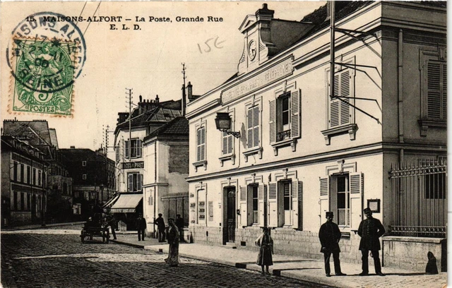 CPA AK MAISONS-ALFORT - La Poste Grande Rue (390486)
