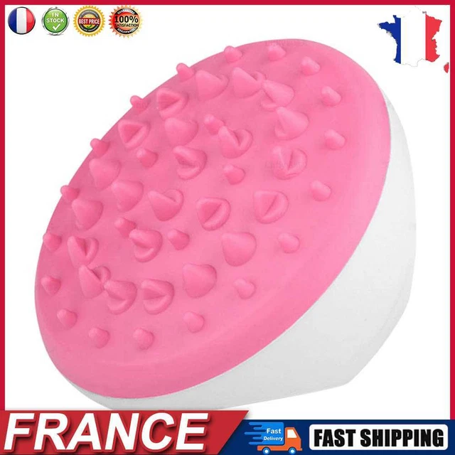 Hand-Held Full Body Massage Brush Anti Cellulite Muscles Massager (Pink) fr