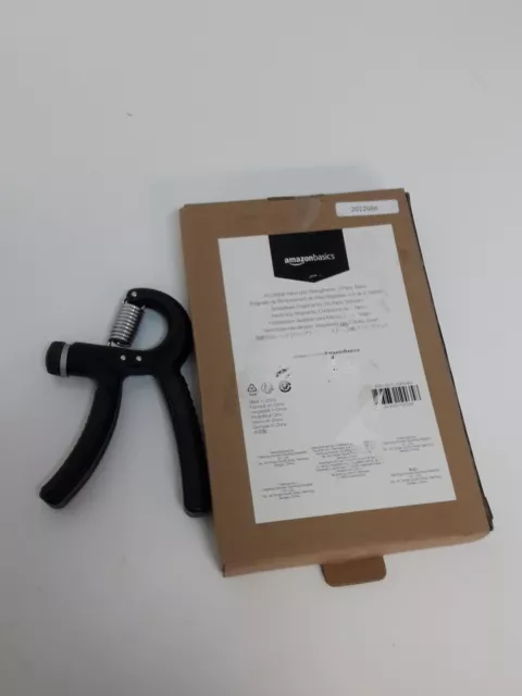 Amazon Basics Verstellbarer Handtrainer schwarz Exercise 1 stuck