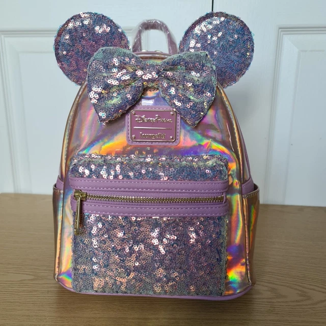 DISNEY LOUNGEFLY EARIDESCENT Mini Backpack Walt Disney World 50th