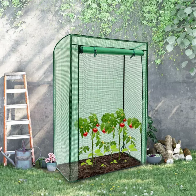 Tomato Greenhouse Reinforced Frame & Cover Outdoor Garden Plant Grow Green House