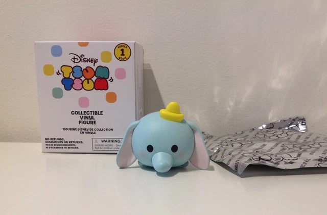 New DISNEY VINYLMATION TSUM TSUM VINYL SERIES 1 DUMBO 3" FIGURE