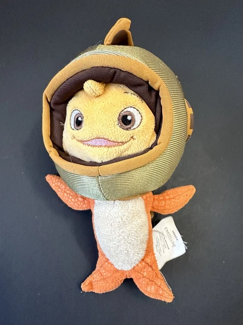 Disney Store 8” Chicken Little Fish Out Of Water Beanbag Plush Stuffed Animal