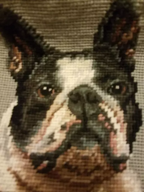 Boston Terrier Needlepoint Purse 3