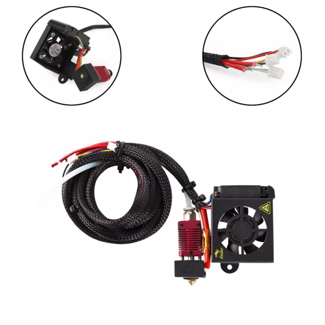 MK8 Full Extruder Kits 0.4mm Nozzle Extruder Hot End fits Ender 3/Ender 3 Pro 3