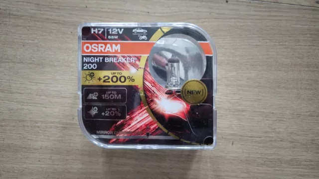 Osram H7 Night Breaker 200  55W Halogen-Scheinwerferlampe