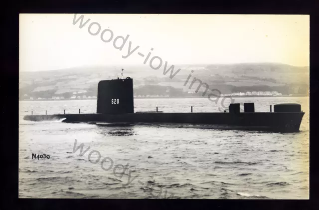 nb0303 - Royal Navy Submarine - HMS S20 Opportune - photograph