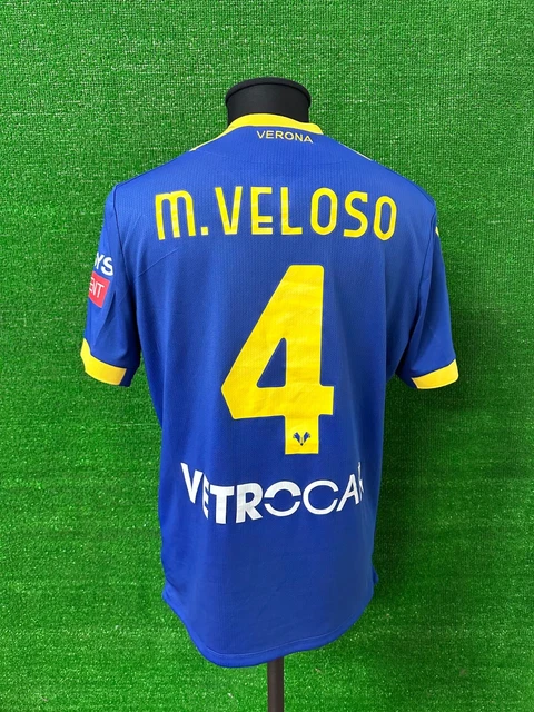 Maillot Hellas Verona Erreà 1998/99 - Match Worn/Porté - Collector Vintage