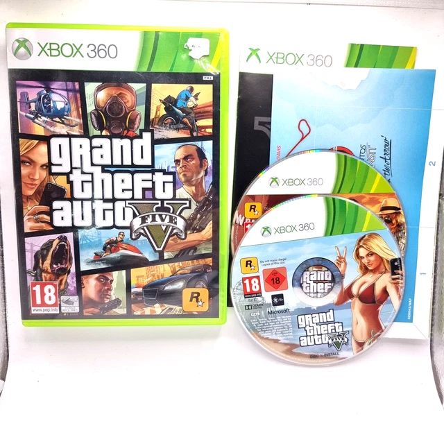Grand Theft Auto V 5 Microsoft Xbox 360 Gta Complete - Freepost