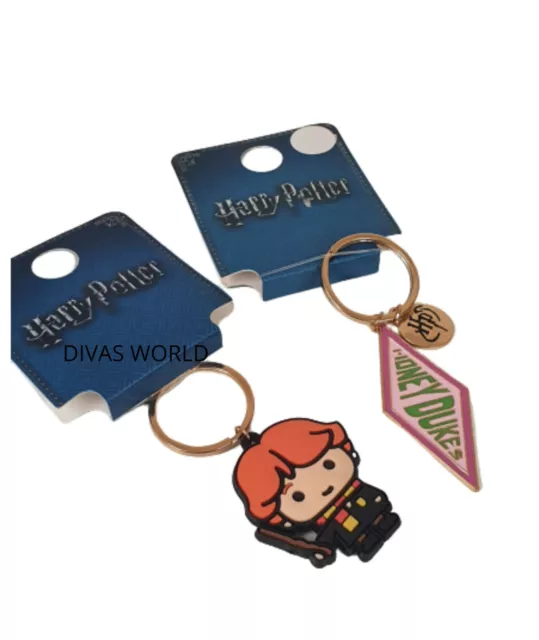 HARRY POTTER KEYRING Ron Weasley Emoji Honey Dukes Keychain Pack