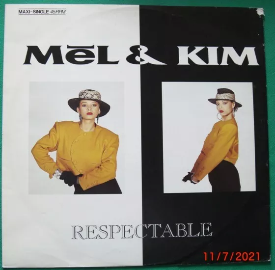 12" Maxi - Mel & Kim  - " Respectable " - vg+ - near mint