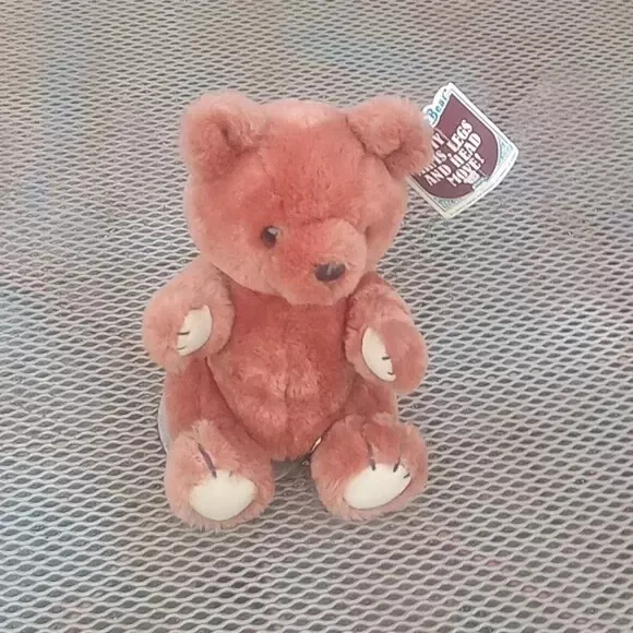 VINTAGE R. Dakin THEODORE Stuffed Animal PLUSH TEDDY BEAR Jointed 1981