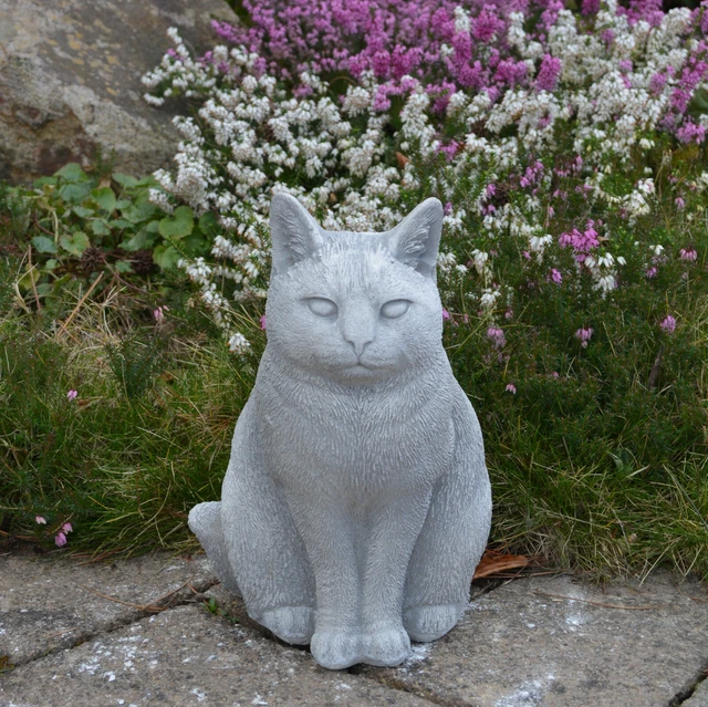 Statue éléphant En Pierre Reconstituée - Déco Jardin Résistante Au Gel