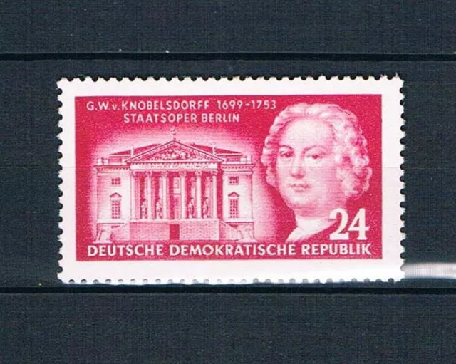 DDR Mi.nr. 382 Y I,200. Todestag berühmter deutscher Baumeister,postfrisch,gepr.