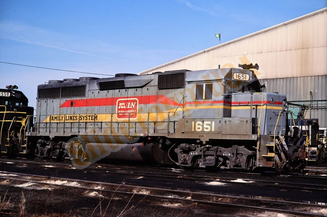 Vtg 1983 Train Slide 1651 Seaboard Coast Line Engine Richmond VA X8G197