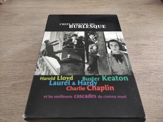 * COFFRET 8 DVD CHEFS D OEUVRE DU BURLESQUE - LES DVD SONT COMME NEUF -Chaplin..