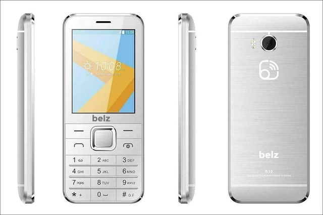 BELZ B10 DUAL Sim Black Big Button Sim Free Unlocked Basic Mobile Phone ...