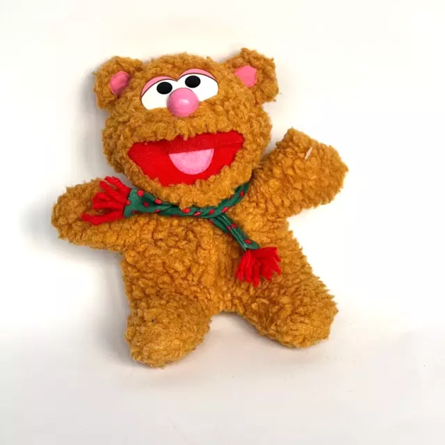 McDonalds 1994 bebé Fozzie Bear de 9"" juguete de peluche Muppet de peluche vintage Jim Henson