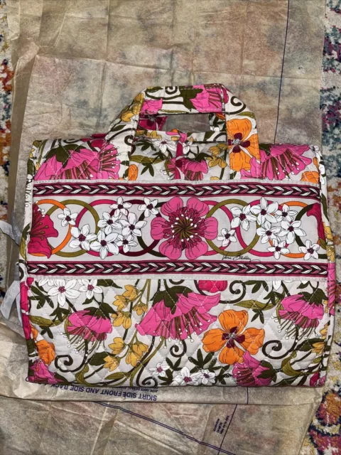 vera bradley hanging travel organizer Tea Garden EUC