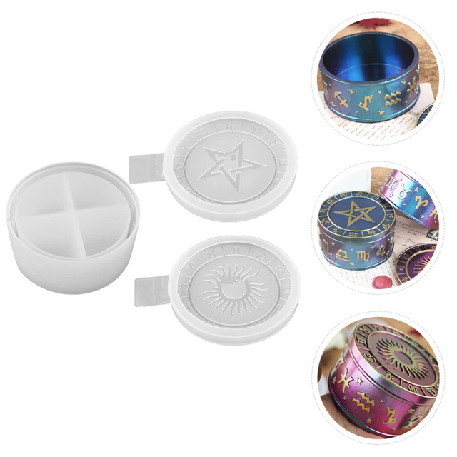 1 Set Epoxy Harz Handwerk Form Silikon Mond Sterne Tablett Ice Cube Mold