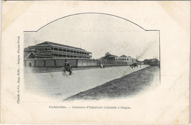 Carte Postale Ancienne Carcassonne – Les Casernes D'Infanterie (Aude, 1900) – CPA 11