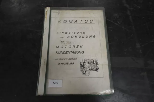 B599 KOMATSU Einweisung und Schulung für Motoren