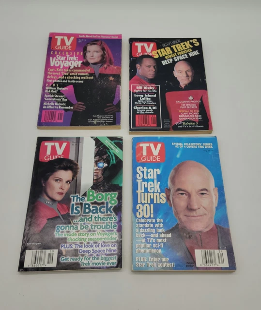 Star Trek TV Guide Vintage Lot of 4 Books Magazines Special Collectors Issue