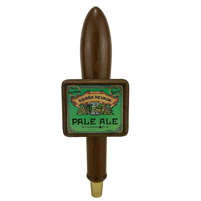 BEER TAP HANDLE Sierra Nevada Pale Ale Vintage Game Room Pub Bar Man