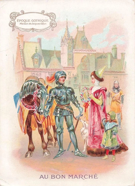 Chromos Bon Marché Testu & Massin – Jeunes Filles, 3 Images Originales, Avant Mars 1895