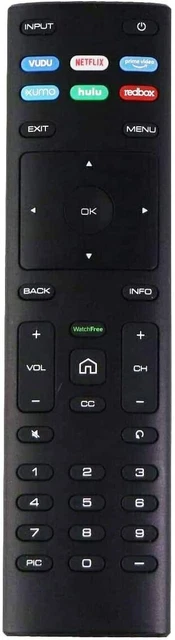 Vizio Tv Remote With Keyboard VIZIO XRT302 Smart QWERTY Keyboard Remote Control - New, For E & M-Series TVs New Dual Side Keyboard Remote For Vizio - Foto 6
