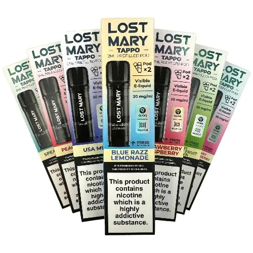 Lost Mary Tappo Prefilled Pods Replaceable Disposable Vape Cartridge 20mg (2pk)